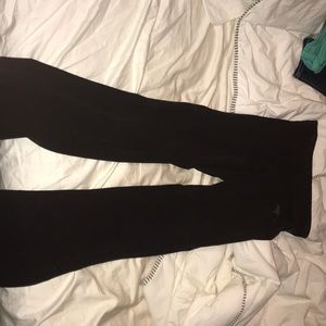 PINK Black High Waisted Yoga Pants Size XS